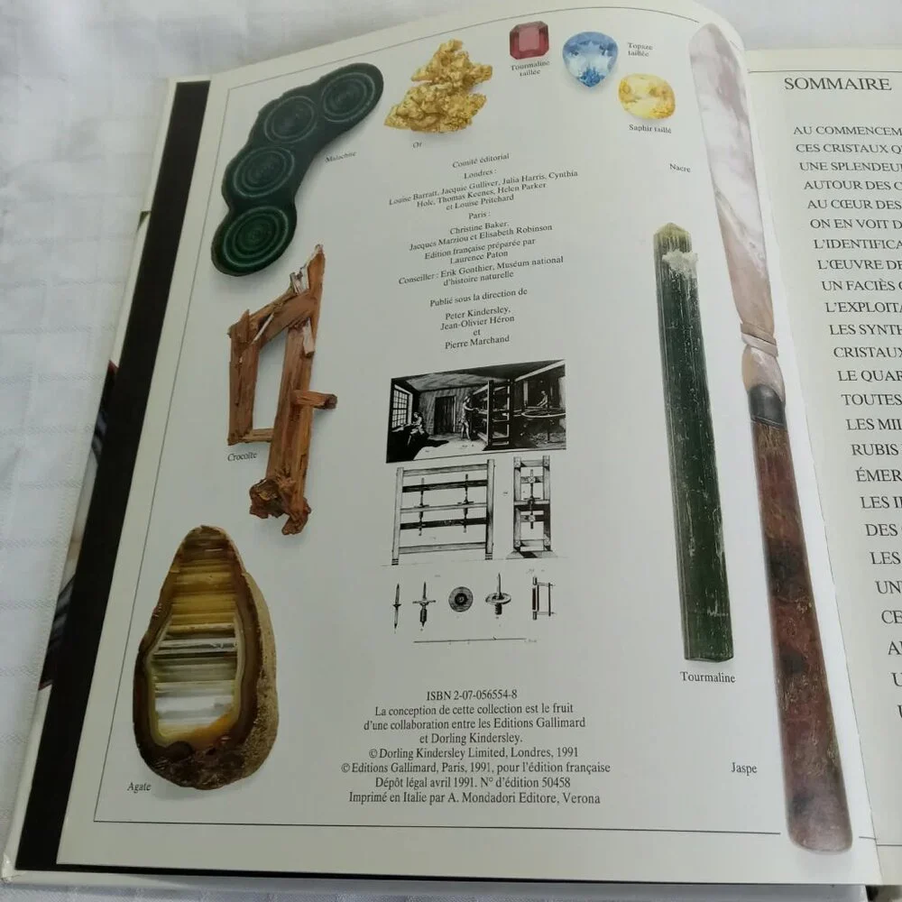 Two books on rocks, minerals, and gemstones, in French - Picture 6 of 10